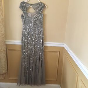 Evening beaded gown